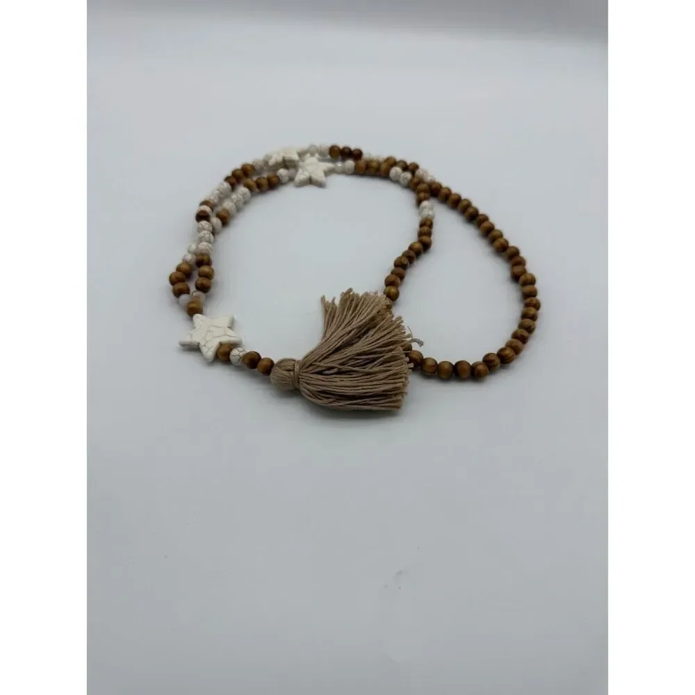 Wooden Beads Tassel home decor